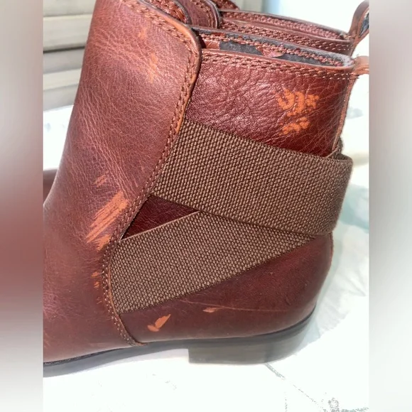 Lauren Ralph Lauren Kaliyah Leather Ankle Boot 6B - Picture 7 of 11